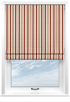 The British Stripe Co. George, Teignbridge No.1 - Roman Blind